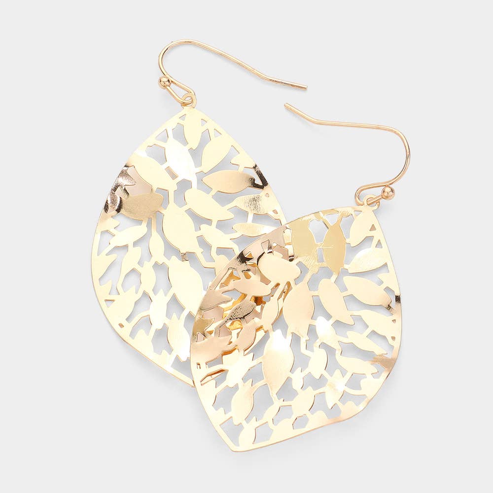 Petal Filigree Dangle Earrings