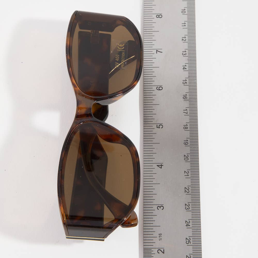 Rectangular Wrap Frame Assorted Sunglasses