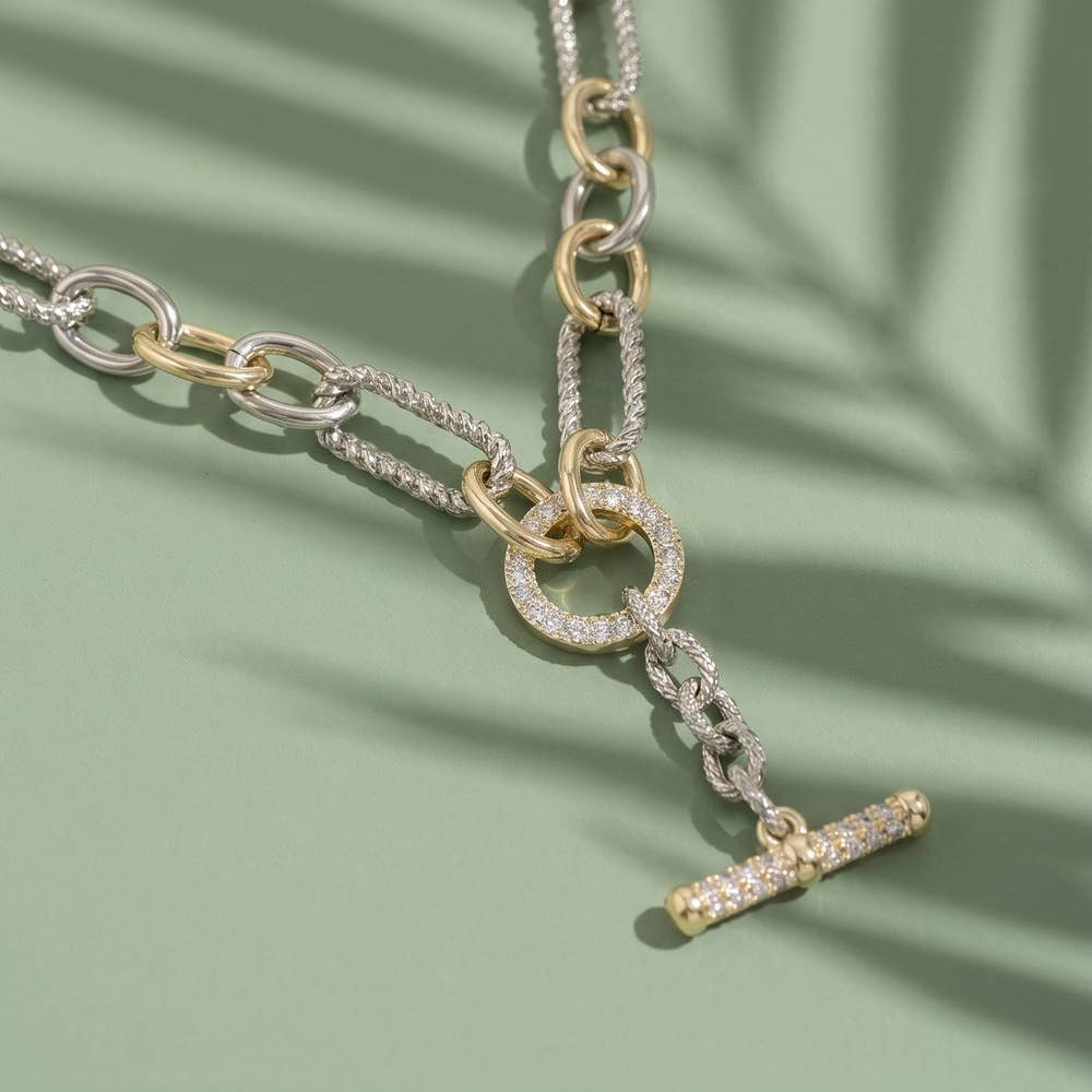 Toggle Bar Chunky Chain Necklace