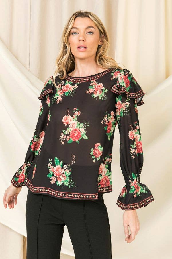 A WOVEN TOP