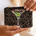 Martini Sequin Beaded Coin Purse