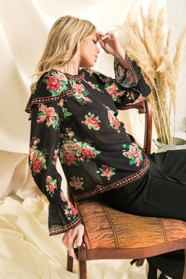 A WOVEN TOP