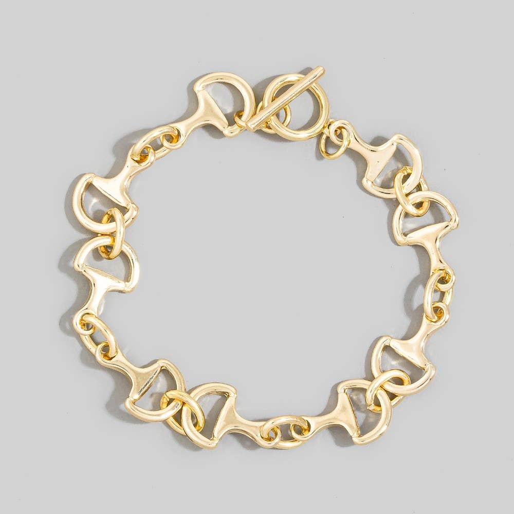 Intricate D Link Chain Bracelet