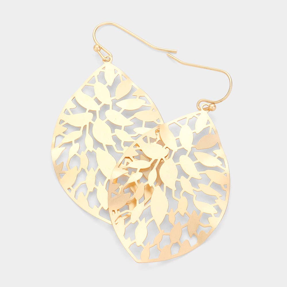 Petal Filigree Dangle Earrings