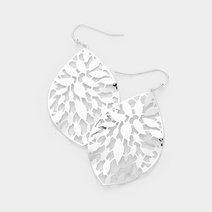 Petal Filigree Dangle Earrings