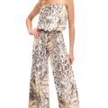 🤎 ARIELLA WIDE LEG JUMPSUIT W/BELT 🤍