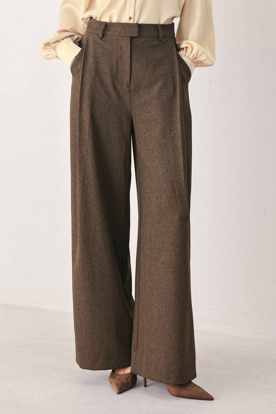 Wide Leg Woven Pants