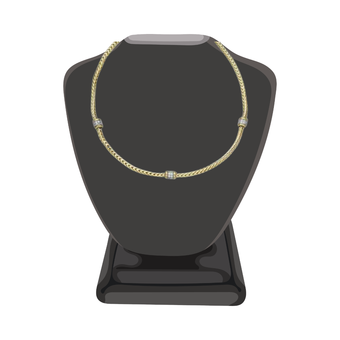 ✨ GOLD-PLATED MAGNETIC CZ NECKLACE ✨